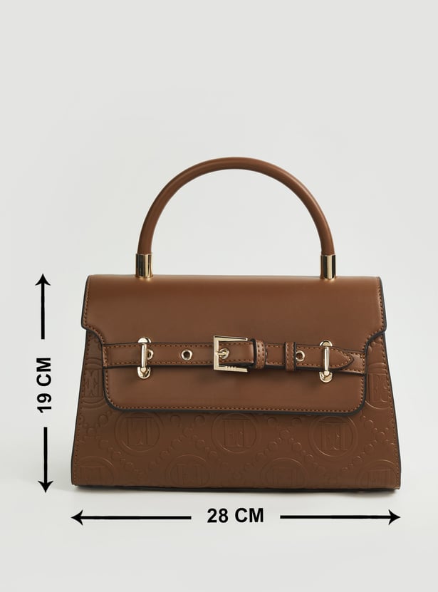 ELLE Embossed Handheld Bag