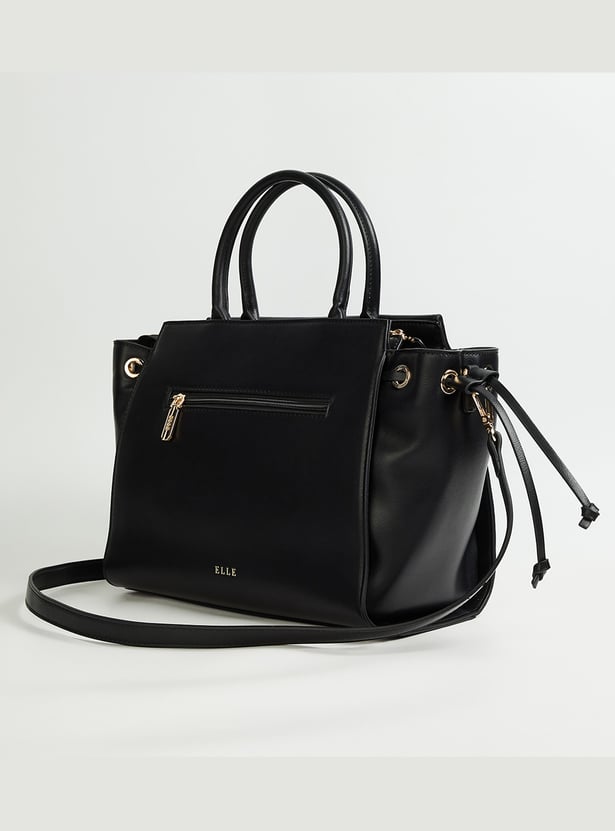 ELLE Embossed Handheld Bag