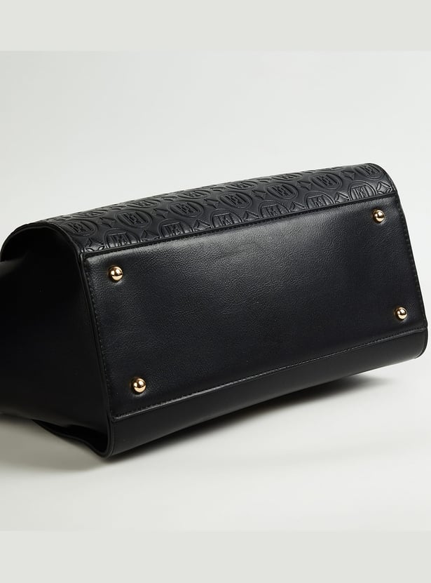 ELLE Embossed Handheld Bag
