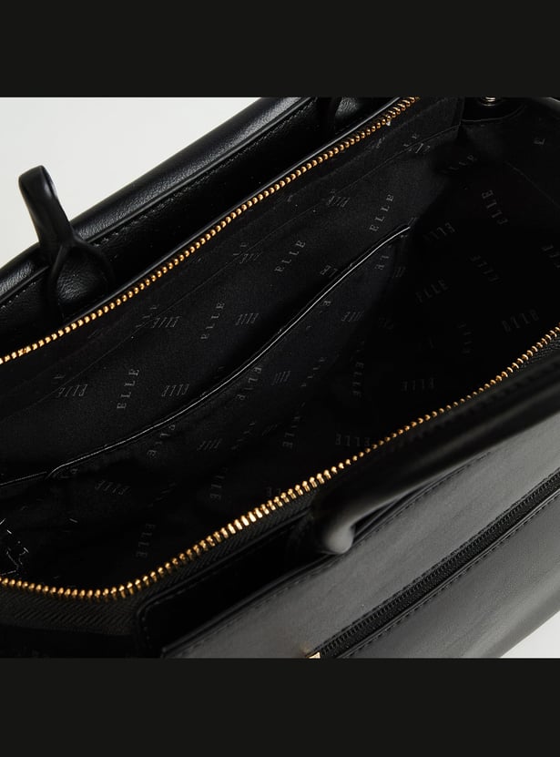 ELLE Embossed Handheld Bag