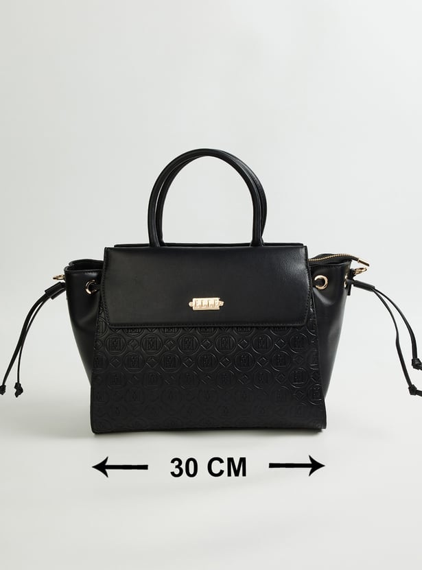 ELLE Embossed Handheld Bag