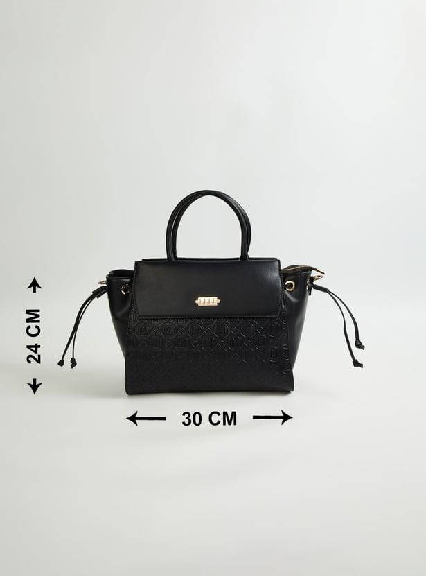 ELLE Embossed Handheld Bag