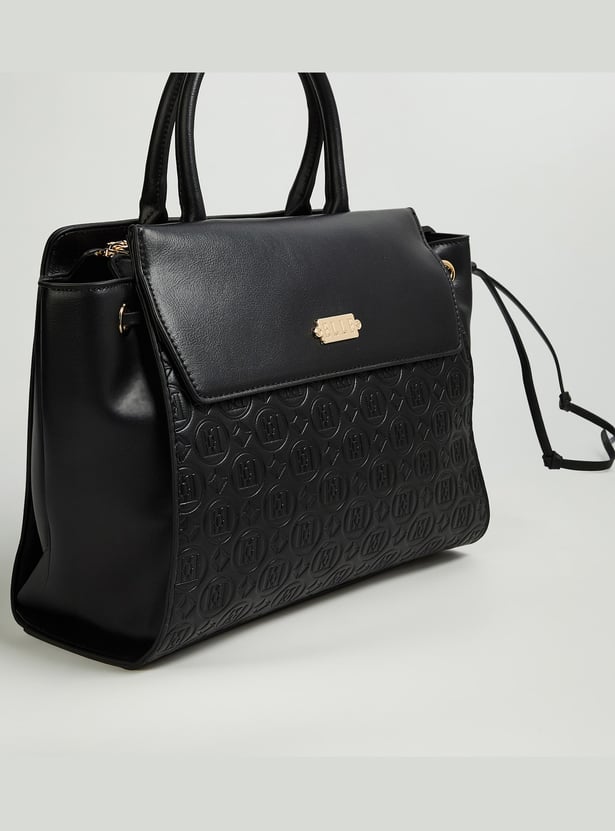 ELLE Embossed Handheld Bag