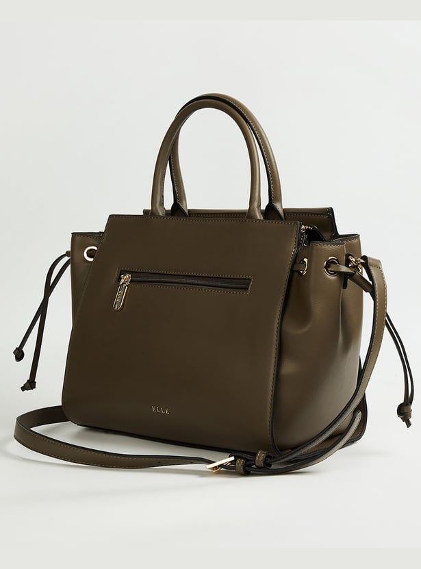 ELLE Embossed Handheld Bag
