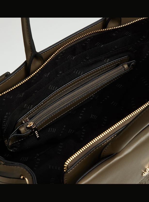 ELLE Embossed Handheld Bag