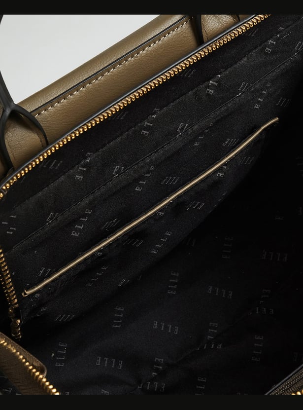 ELLE Embossed Handheld Bag