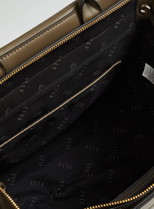 ELLE Embossed Handheld Bag