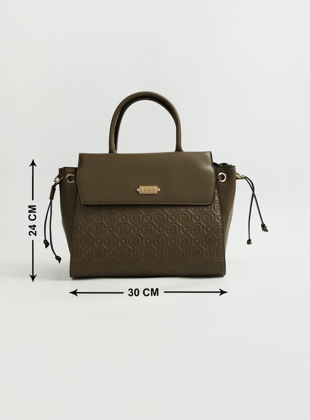ELLE Embossed Handheld Bag