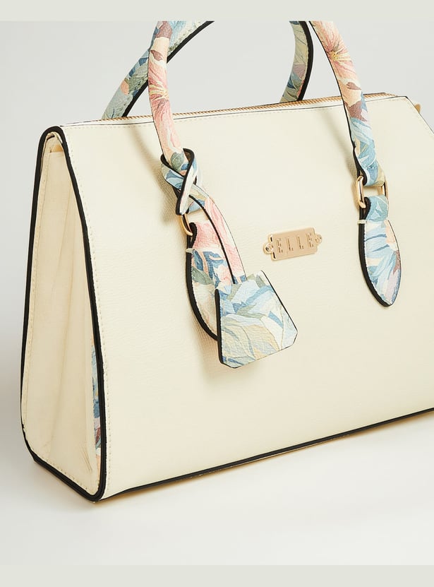 ELLE Floral Print Handheld Bag