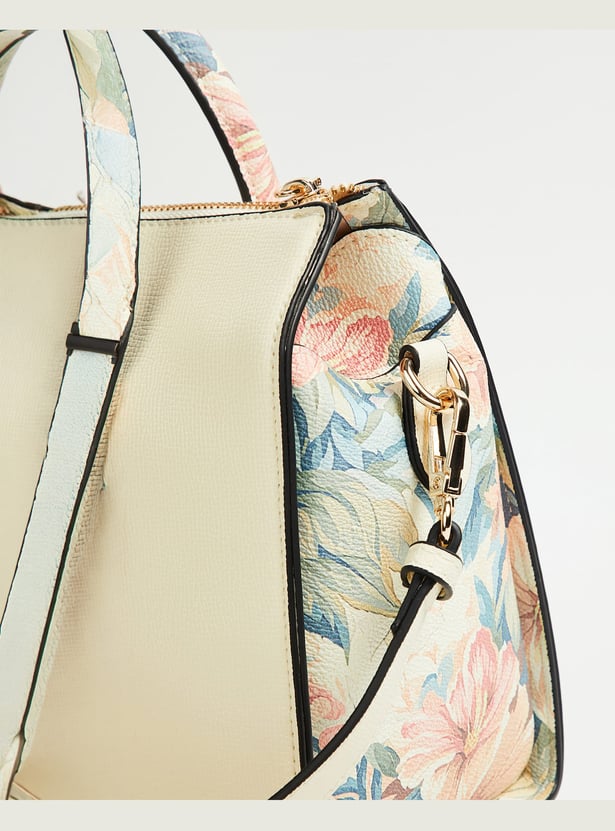 ELLE Floral Print Handheld Bag