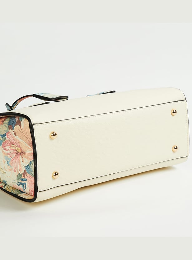 ELLE Floral Print Handheld Bag