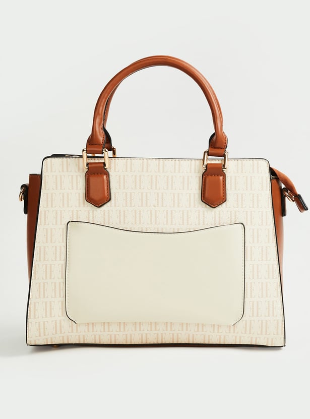 ELLE Printed Handheld Bag with Pouch