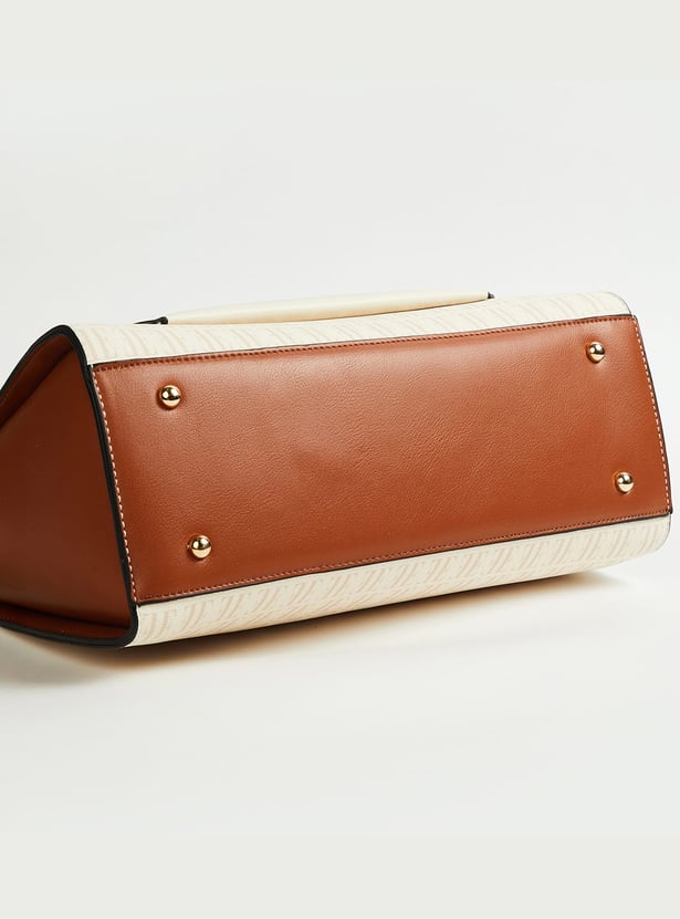 ELLE Printed Handheld Bag with Pouch