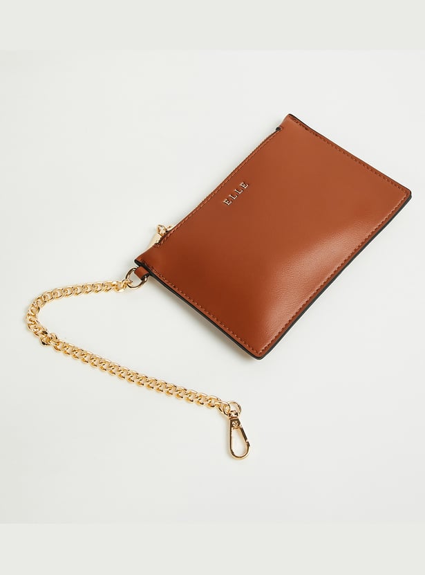 ELLE Printed Handheld Bag with Pouch