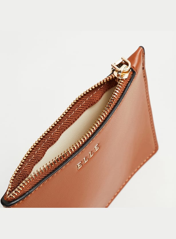 ELLE Printed Handheld Bag with Pouch