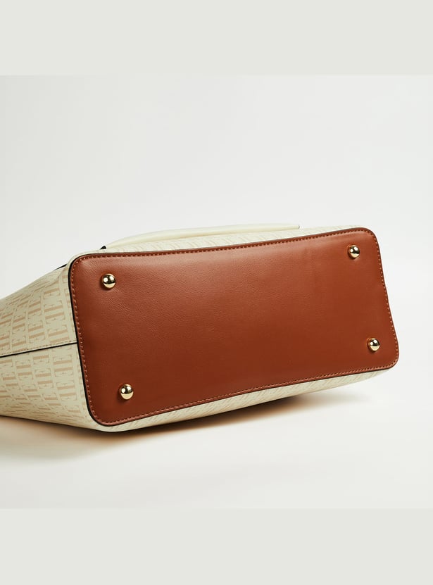 ELLE Monogram Shoulder Bag with Pouch