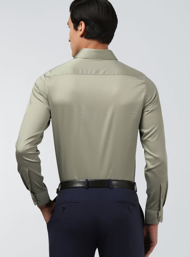 BLACKBERRYS Solid Slim Fit Formal Shirt