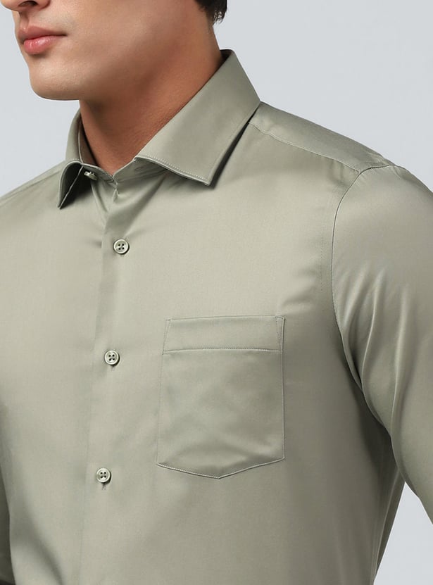 BLACKBERRYS Solid Slim Fit Formal Shirt