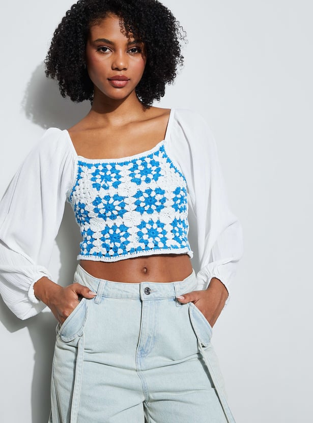 GINGER Crochet Crop Top