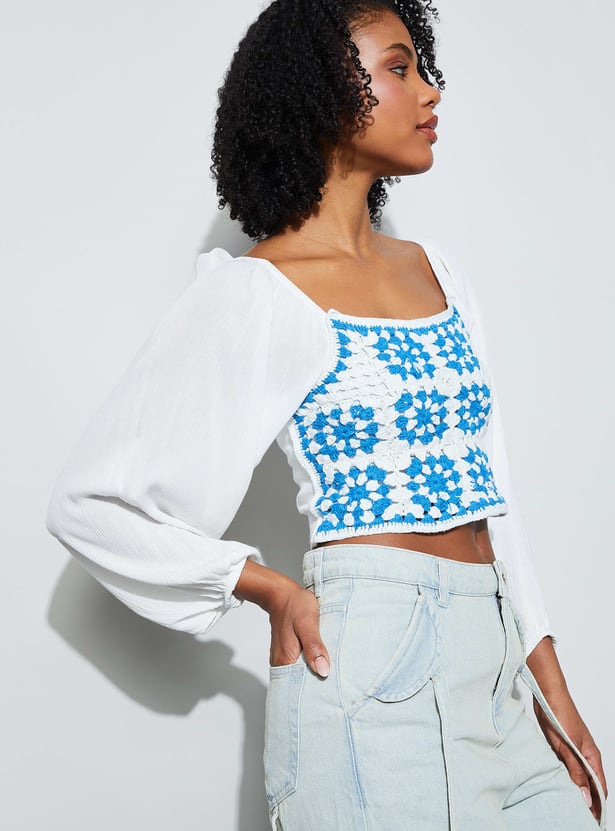GINGER Crochet Crop Top