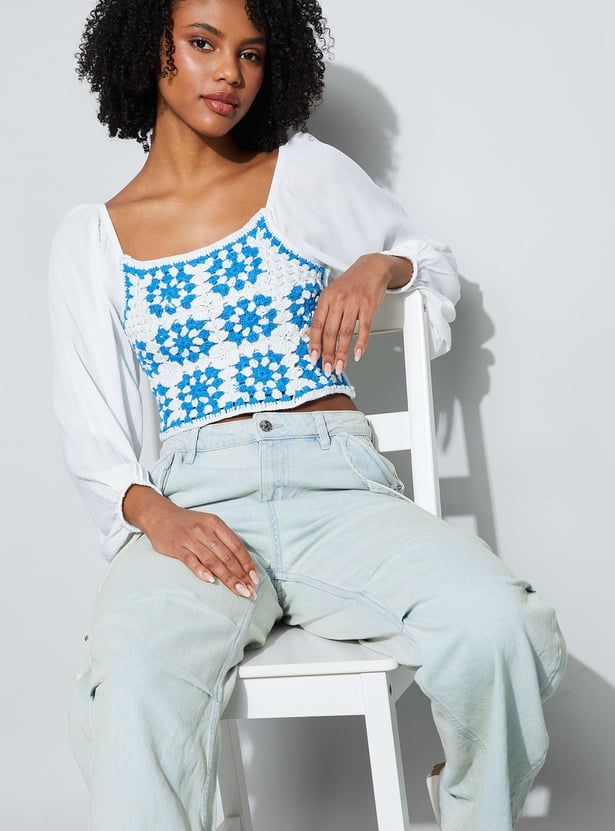 GINGER Crochet Crop Top