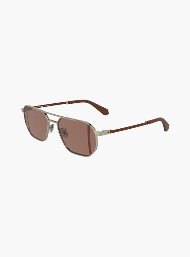 CALVIN KLEIN JEANS UV Protected Geometric Sunglasses - CKJ2520271856S