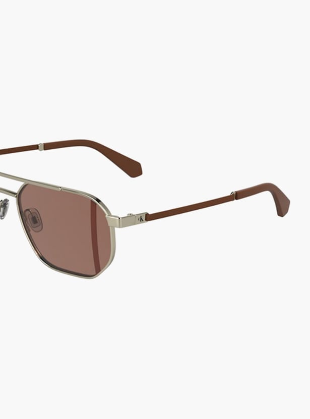 CALVIN KLEIN JEANS UV Protected Geometric Sunglasses - CKJ2520271856S