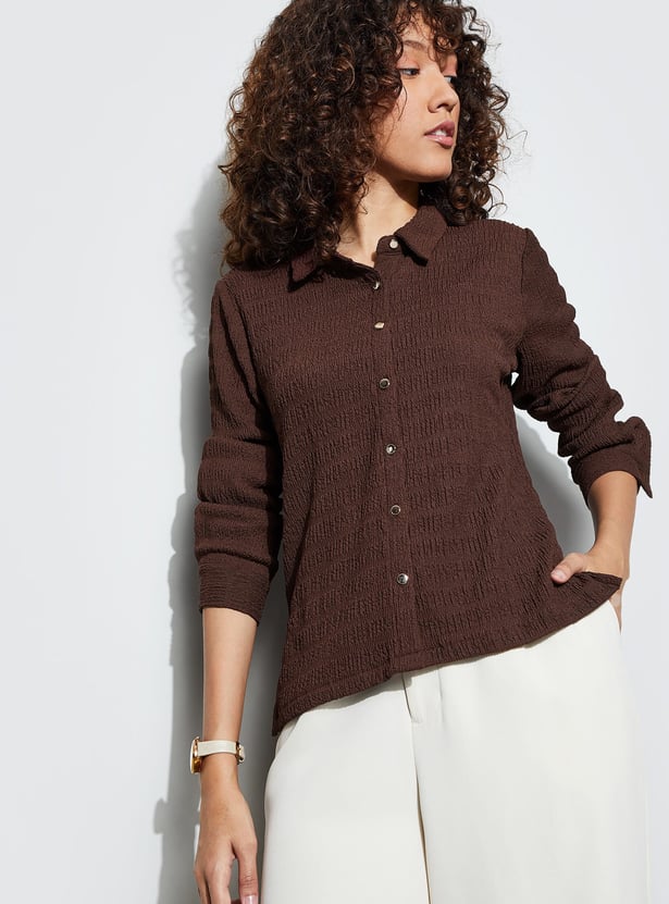 CODE Textured Shirt