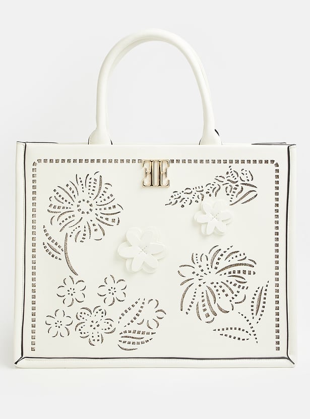 ELLE Cut-Out Detail Handheld Bag