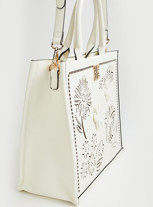 ELLE Cut-Out Detail Handheld Bag