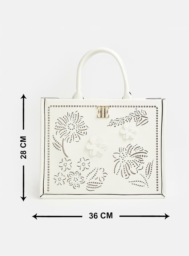 ELLE Cut-Out Detail Handheld Bag