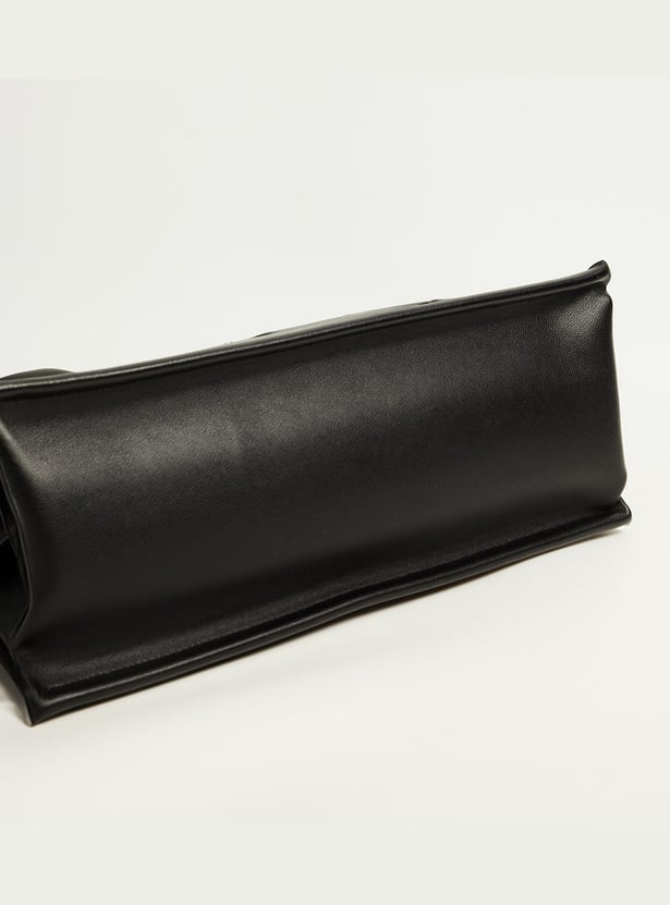 ELLE Solid Handheld Bag