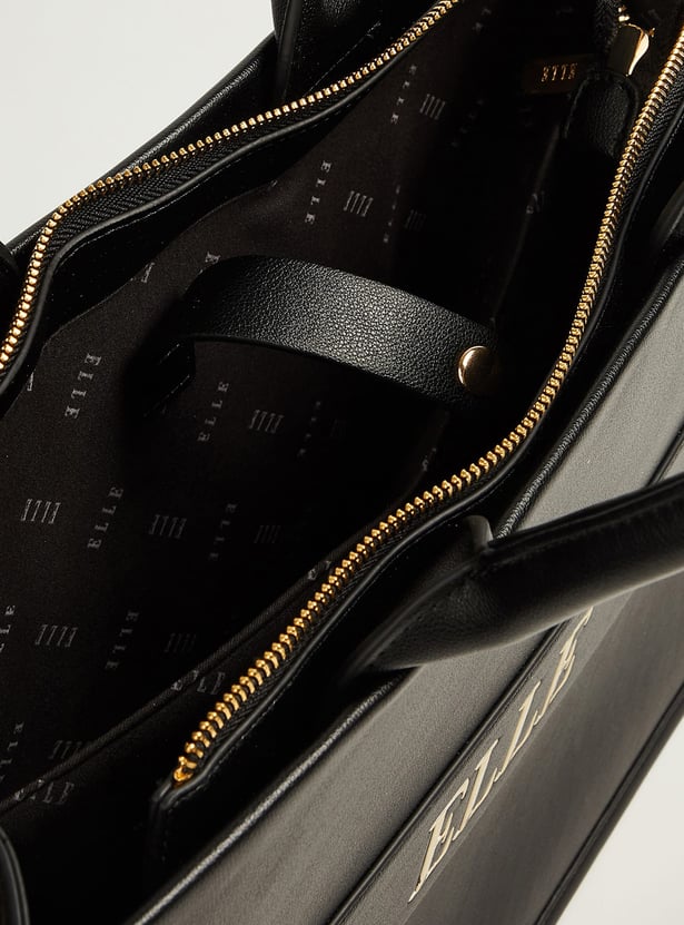 ELLE Solid Handheld Bag