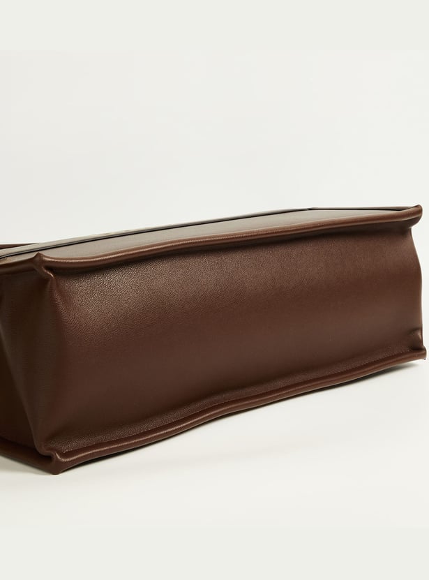 ELLE Solid Handheld Bag