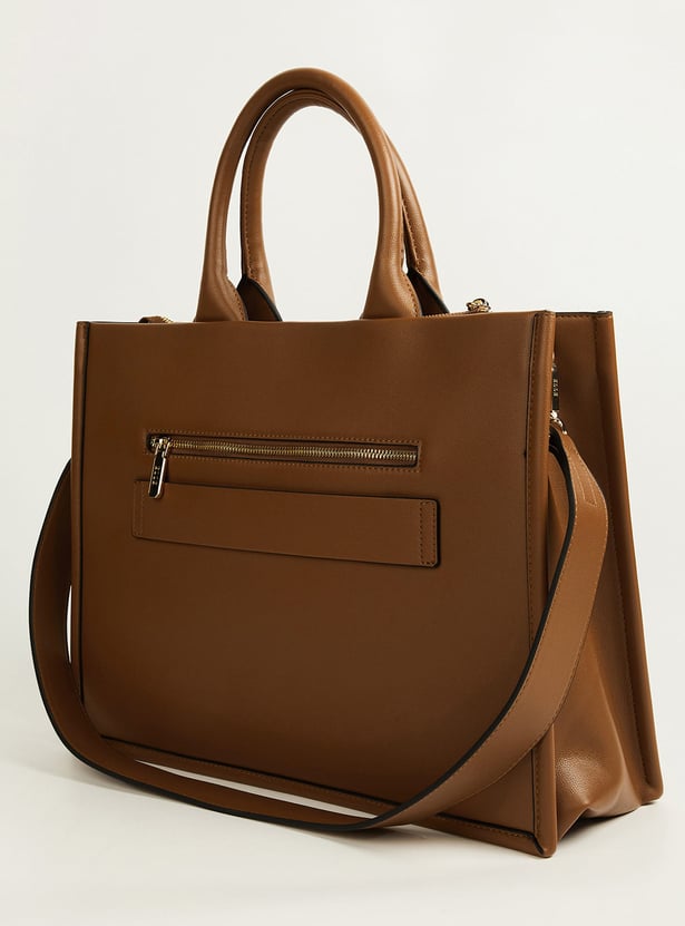 ELLE Solid Handheld Bag