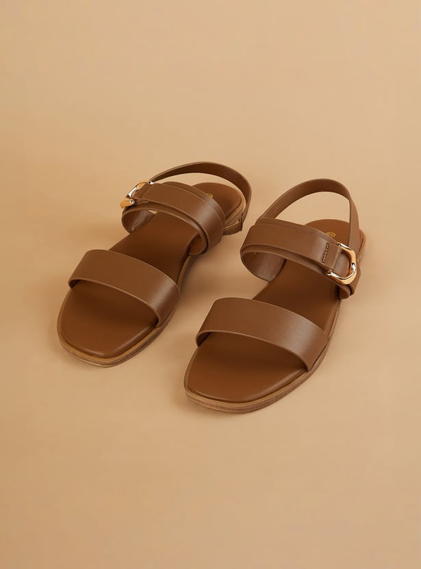 CODE Solid Slingback Sandals