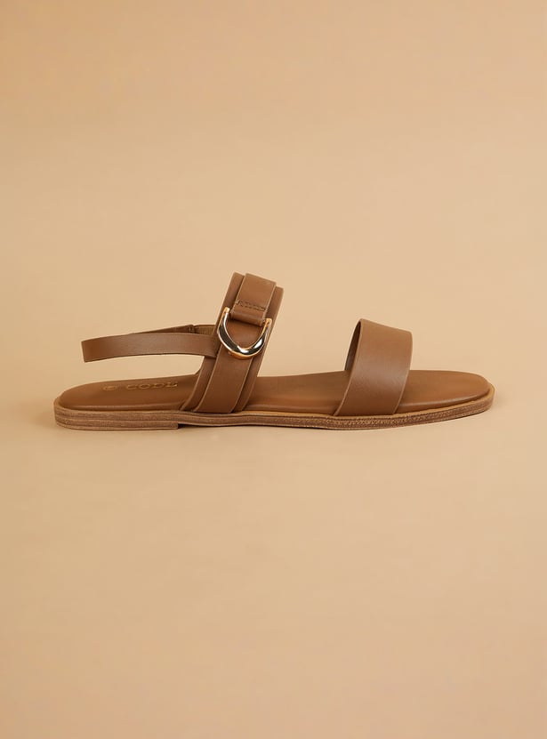 CODE Solid Slingback Sandals