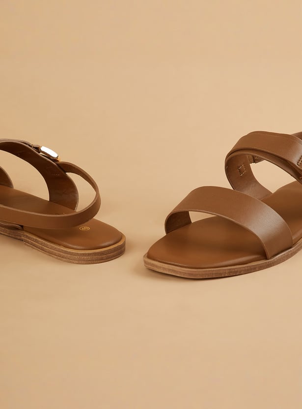 CODE Solid Slingback Sandals