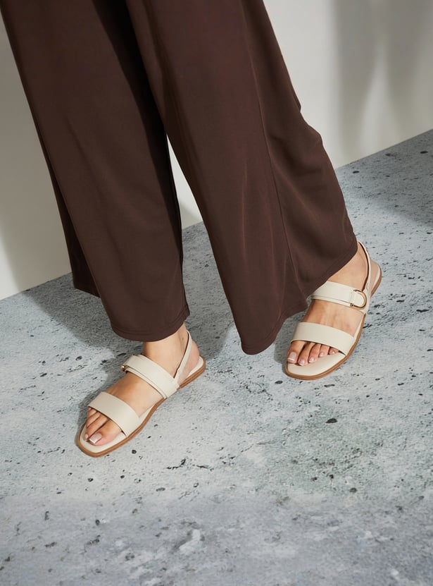 CODE Solid Slingback Sandals