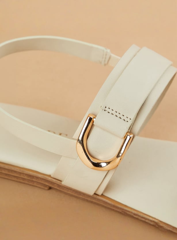 CODE Solid Slingback Sandals