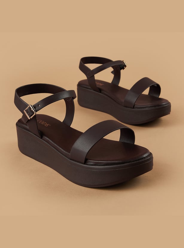 CODE Ankle Strap Flatform