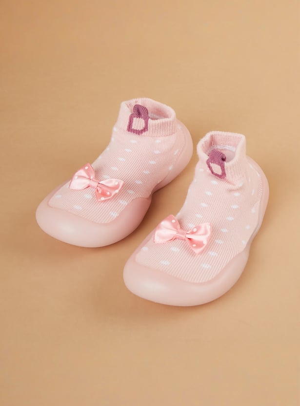 FAME FOREVER Girls Polka Dot Boots