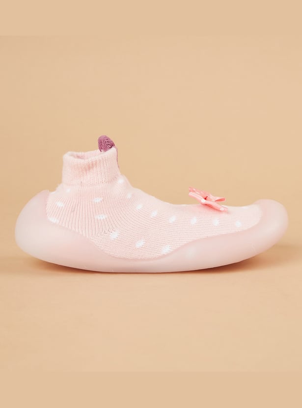 FAME FOREVER Girls Polka Dot Boots