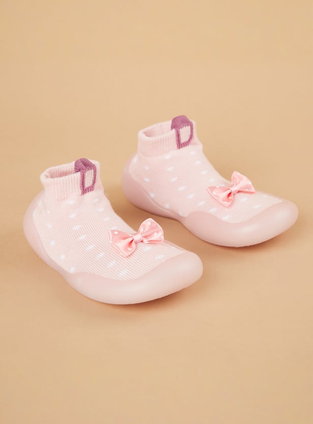 FAME FOREVER Girls Polka Dot Boots