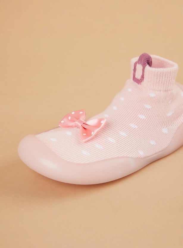 FAME FOREVER Girls Polka Dot Boots