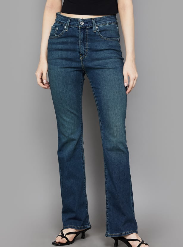 LEVI'S Dark-Wash Flared Jeans