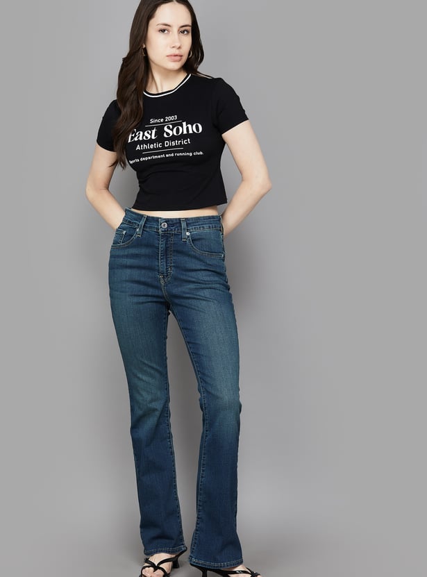 LEVI'S Dark-Wash Flared Jeans