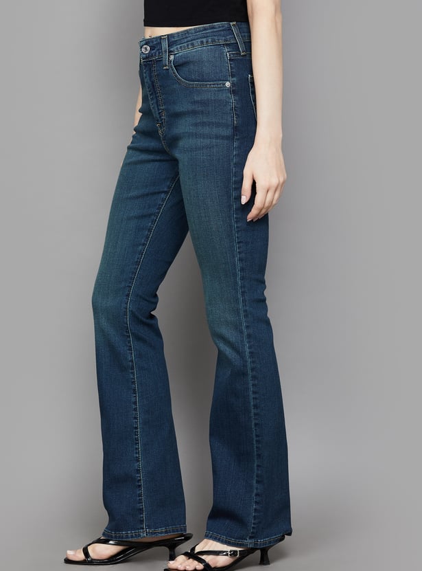 LEVI'S Dark-Wash Flared Jeans