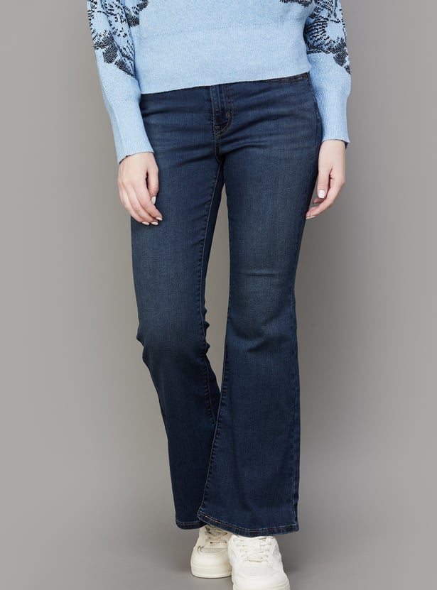 LEVI'S 726 Washed Flared Jeans
