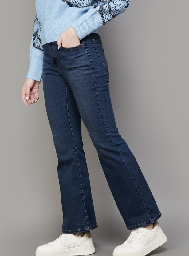 LEVI'S 726 Washed Flared Jeans
